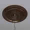 Ekena Millwork Cole PVC Ceiling Medallion (Fits Canopies up to 6"), Metallic Antique Brass, 22"OD x 3 1/2"ID x 1"P CMP22COCAB - alternate 6